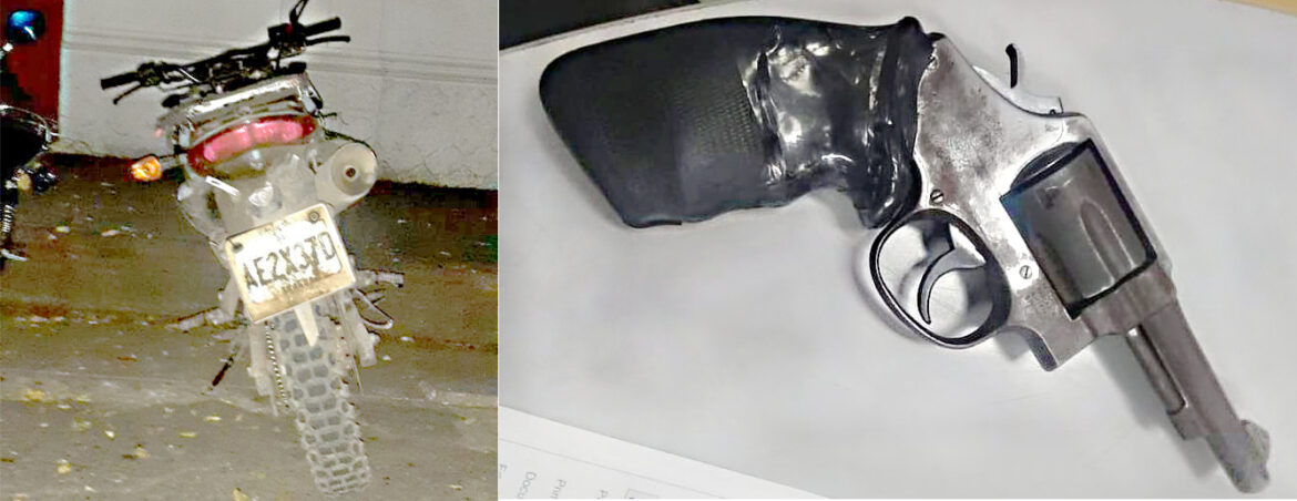 Un menor aprehendido, un arma de fuego