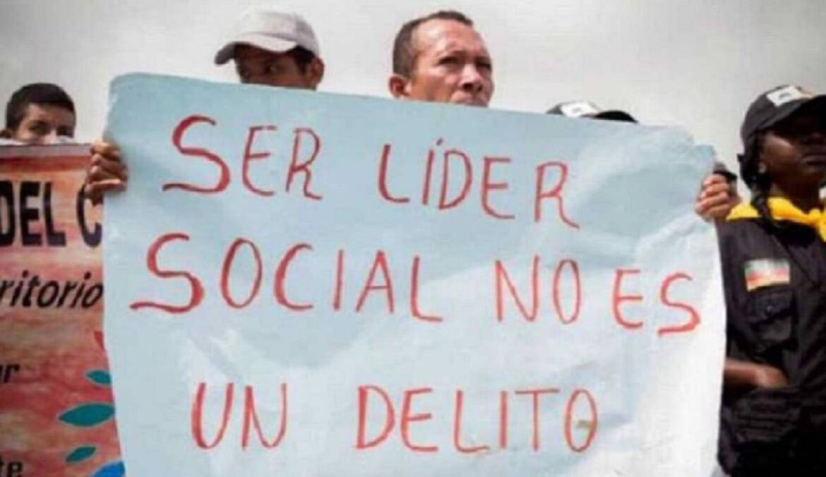 ser líder social no es un delito ser líder social